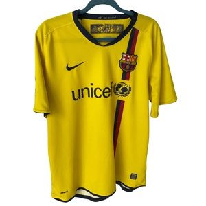 Nike 2008/2009 FC Barcelona Away Soccer Jersey. Size L.